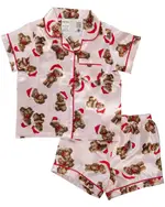 Baby Core Christmas Satin Pyjama Set