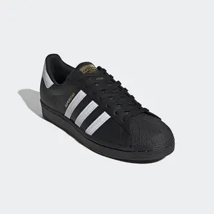 熱銷款 adidas 休閒鞋 SUPERSTAR 男女段 貝殼鞋 金標 黑 EG4959 休閒