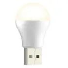 LED Night Light 6500K Mini USB Plug Lamp for Power Outage Emergency (1Pc Warm)