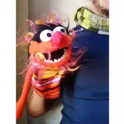 ANIMAL MUPPET HAND GLOVE PUPPET SESAME STREET MUPPETS MARIONETE toy kermit art