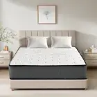 Ufurniture Single Mattress Medium Firm Springs Euro Top Memory Foam Bed