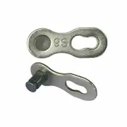 TDR 9 Speed Bicycle Chain Master Link Connector - Durable Steel Quick Install Joint for 9S Bike Chains, Reusable Part 2pcs