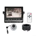 5" Monitor 12v 24v White Dome 4 PIN Heavy Duty Reversing Camera Forklift Caravan
