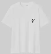 NWT Uniqlo T-Shirt Men's XL (US L) & Roger Federer Graphic White w/Pocket 2022