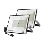 150W LED Flood Light Outdoor, 15000LM Super Bright floodlights,IP66 Waterproo...