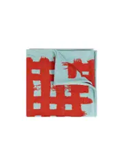 Bottega Veneta Patterned Towel One size Red