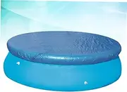 PAMINGONO Round Pool Cover Durable Blue Protector for Inflatable and Frame Pools Prevents Dust and Rain Easy to Use and Store for Summer Fun
