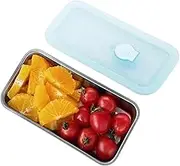 Snack Containers for Kids | Double Compartment Reusable Snack Containers,Dishwasher Safe Leak-Proof Food Boxes for Camping Picnic Boys Girls Youth Teens Family