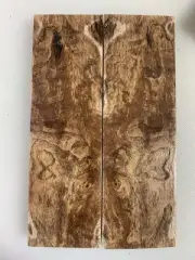 Stabilized Spalted Maple Burl Knife Scales