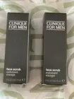 2 TWO NEW Clinique For Men Face Scrub .5oz | 15 ml Travel Size 1oz Total