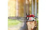 Giantz Chainsaw Petrol 62CC 22" Bar Commercial E-Start Pruning Chain Saw