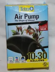 Tetra Whisper Air Pump for 10 - 30 Gallon Fish Tanks, Dome Shape Black Quiet NOS