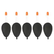 1oz Fishing Bobbers, 5 Pack EVA Fishing Float, Black