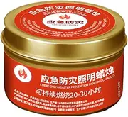 Fizepgo Survival Candle, Unscented Candle, Unscented Windproof Lighting Wax Long-Lasting Bright Glow Portable for Shelter Tent Camping Hiking Fishing Backpacking
