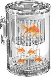 Breeder Box for Fish Tank - Fish Incubator Mesh Box Aquarium with Suction Cup | Aquarium Breeding Tank | Transparent Incubator Breeder with Suction Cup for Betta, Guppy, Killifish, Shrimp