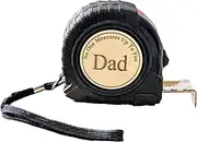 ZUREGO Dad Tape Measure, Who Wants Nothing, Fathers Day Measure Tape Tool with Meaningful Words, Customized, Personalized Tape Measure for DIY Projects
