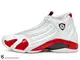 2019 復刻上市 OG 原版配色 NIKE AIR JORDAN 14 RETRO RIP HAMILTON PE 白紅 FERRARI AJ XIV (487471-100) !