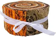 Expressions Batiks Urban Folk Primitive 40 2.5-inch Strips Jelly Roll Riley Blake RP-23115B-40
