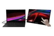 Verbatim 17.3' USB-C Portable 10 Point Touch, Full HD 1080p, HDMI, IPS Portable, Business, Sleeve, Ultra Portable Black Aluminium, Win & IOS Monitor
