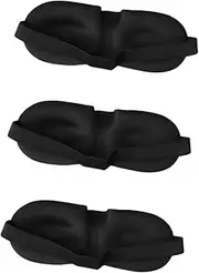 BEBEMOKO 5Pcs Eye Masks Breathable Light Blocking Sleep Masks for Eye Care Cloth Comfort for Travel Naps Meditation and Relaxation