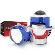 LED Mini Headlight 3.0'' Bi LED Projector Lens 100W 6000K Retrofit Universal DIY