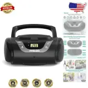 Versatile CD Player Boombox with Bluetooth & AUX Input – Indoor/Outdoor Use
