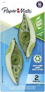 Paper Mate Liquid Paper Dryline Correction Tape 2-Pieces (Box of 6)