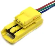 3-pin 8J0 972 586 Automotive Side Safety Sensor Connector Female Electronic Connector Wiring Harness Suitable for Q5 8J0972586(5 Pcs)