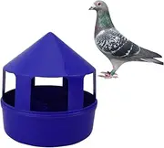 BESPORTBLE Parrot Feeder Bird Food Container Perch Wild Bird Feeder Cover Multi-Functional Pigeon Feeder for Bird Supplies