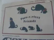 purr-r-rfrct Friends County Small Cat Kitty Stencils Crafts Template 65098