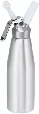 Cream Whipper with Three Nozzles Silver