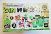 Gin Fling Adult Drinking Party Game 16PC Set New