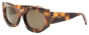 CELINE PARIS 3 DOTS CL 40277I 53E HAVANA W/BROWN LENS AUTHENTIC SUNGLASSES 54-20