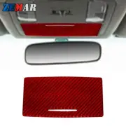 1x Red Carbon Fiber Reading Light Panel Cover Sticker For Toyota Hilux 2015-2021 (for: Toyota)