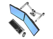 Ergotron LX Dual Side by Side Arm MON DSK ALM