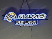 Vivid LED Los Angeles Rams Beer 26"x10" Neon Sign Light Lamp With Dimmer