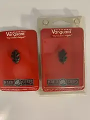 Vanguard Navy Collar Dev Subd Mtl Medical Corps Qty 2