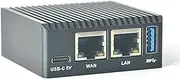 MiiElAOD NanoPi R3S Mini Soft Router with Rockchip RK3566 Dual Network Port Demon Board (SingleBoard + Mental Case + 2GB RAM 32GB EMMC)