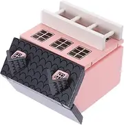 Yardwe Miniature Wooden Villa Dollhouse Adorable Craft Ornament for DIY House Decor Lifelike Design Chic for Home Decoration and Playroom Accessories