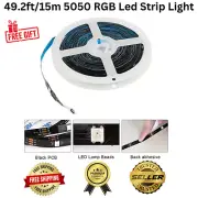 49.2ft LED Strip Lights With Remote Control Music Sync Bluetooth Indoor Bedroom