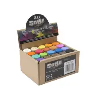 SoHo Urban Artist Jumbo Street Pastels Set of 20 Concrete Pavement Chalkboard