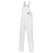 DNC Workwear Heavyweight 100% Cotton Drill BIB and Brace Overall Stout Size