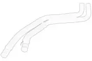 Pressure Pipe, pressure sensor (soot/particulate filter) OE PEUGEOT 1618L (for: Peugeot)