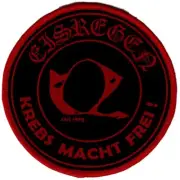 Eisregen Krebs Macht Frei Patch Official Black Death Metal