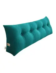 [SOGA] Triangular Wedge Bed Pillow Headboard 100cm in Blue Green