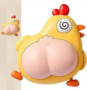 High Jump Counter - Height Bouncer with Voice Chicken Shape Measuring Clicker,Accurate Measurement Device, Fitness Exercise Tool for Competition, Practice Aged 3+