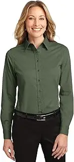 [Port Authority] Ladies Long Sleeve Easy Care Shirt. L608 Clover Green XXL