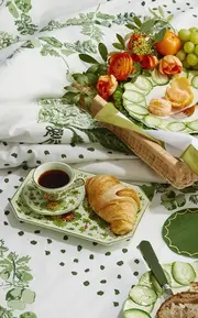 Fiorito by MODA DOMUS, HandHandpainted Ceramic Rectangular Tray