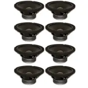 8 Goldwood Sound GW-8028 Rubber Surround 8" Woofers 190W each 8ohm Speakers