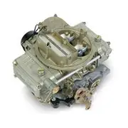 Holley Carburettor Vacuum Secondaries - Gold, Zinc Dichromate, 390 CFM, Electric Choke, HO0-8007